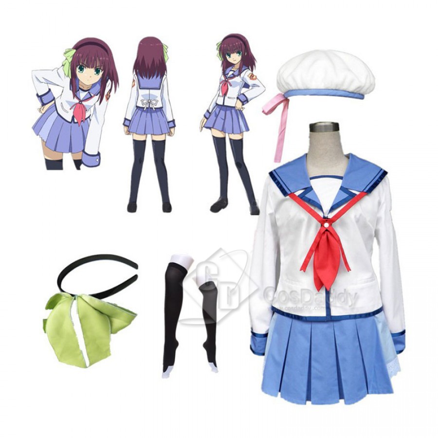 Angel Beats Yurippe Yuri Cosplay Costume